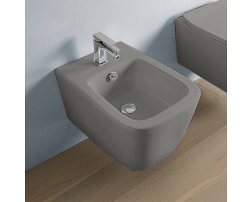 Artceram A16 Биде подвесное 52,5х36см, 1 отв под смеситель, цвет: grigio oliva. ASB001 15 00 Artceram A16 Биде подвесное 52,5х36см, 1 отв под смеситель, цвет: grigio oliva. ASB001 15 00