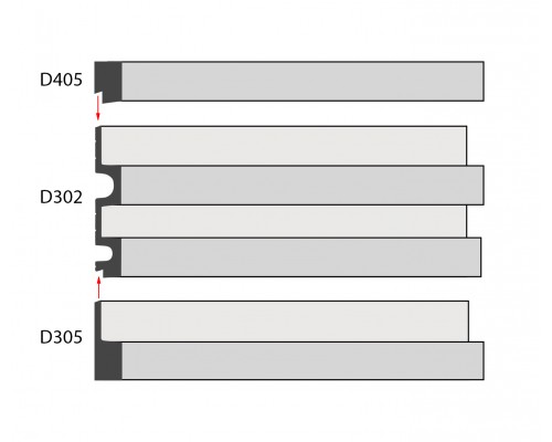Молдинг DECOMASTER D305-1632G ДМ (61*21*2900 мм)
