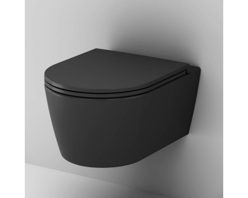 C8F1700MBSC Унитаз подвесной FlashClean с сиденьем микролифт, матовый