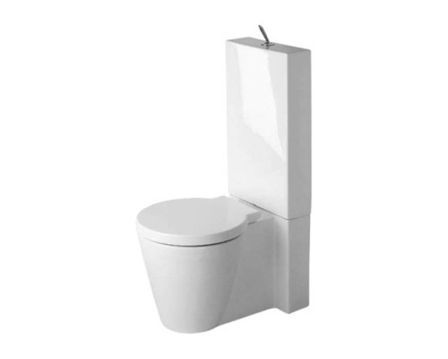 Duravit Starck 1 Унитаз моноблок 64х41.5см, с креплениями , слив универсальный, цвет: белый. 0233090064,  8727000005