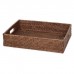 Decor Walther Basket TRAY Лоток-поднос 34х45х10см., настольный, цвет: ротанг темный. 0939692