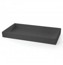 3SC Mood Black Лоток универсальный, настольный, композит Solid Surface, цвет: чёрный матовый . MN66A