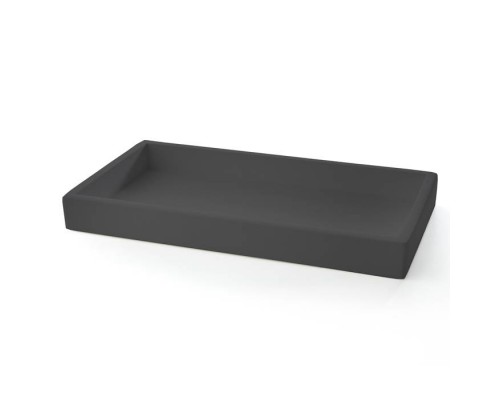 3SC Mood Black Лоток универсальный, настольный, композит Solid Surface, цвет: чёрный матовый . MN66A 3SC Mood Black Лоток универсальный, настольный, композит Solid Surface, цвет: чёрный матовый . MN66A
