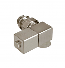 Вентиль вертикального подключения SR Rubinetterie правый, серия Esedra 1/2 цвет никель матовый 0606-1500NS00