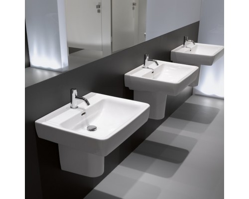 Laufen Pro Раковина 55х48х11,5см, подвесная/накладная с 1 отв., c переливом, цвет: белый. 8.1895.1.000.104.1 Laufen Pro Раковина 55х48х11,5см, подвесная/накладная с 1 отв., c переливом, цвет: белый. 8.1895.1.000.104.1