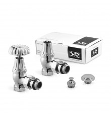 Комплект SR Rubinetterie серия Floral Old Style 1/2 угловой цвет хром K337-1500C000