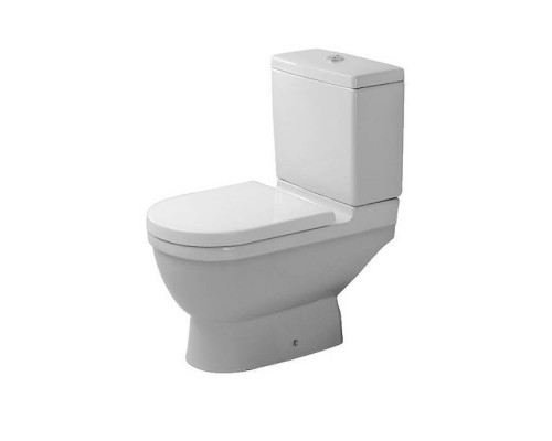 Duravit Starck 3 Унитаз моноблок 65.5х36см, с отдельным бачком с механизмом хром, включая крепление, слив универсальный, цвет: белый. 0920100005,  0126010000