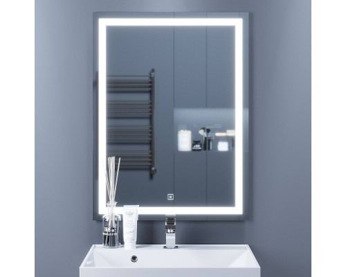 Зеркало Uperwood Tanos 60х80, с подсветкой, с антизапотевателем Зеркало Uperwood Tanos 60х80, с подсветкой, с антизапотевателем