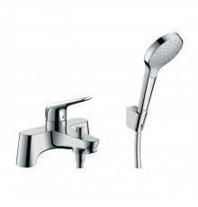 Hansgrohe Novus Смеситель на край ванны, с переключателем и ручным душем Croma Select 1jet, хром. 71044000