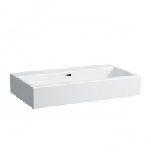 Laufen Living City Раковина 80х46х14 см, без отв., цвет: белый. 8.1743.6.000.109.1