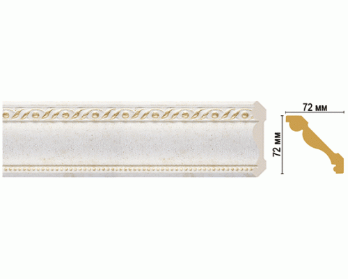 Плинтус потолочный DECOMASTER 122-40 (72*72*2400мм) Плинтус потолочный DECOMASTER 122-40 (72*72*2400мм)