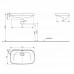 TOTO Neorest Раковина 74.6x44.8x17.3 см, без отв., CeFiONtect, цвет: белый. LW3717HY#XW
