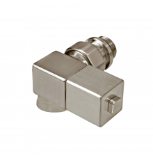 Вентиль вертикального подключения SR Rubinetterie левый, серия Esedra 1/2 цвет никель матовый 0607-1500NS00