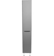 Шкаф-пенал Style Line Бергамо Люкс Plus 30 L с бельевой корзиной, антискрейтч серый