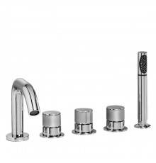 Stella Bamboo Смеситель на борт ванны на 5 отверстий 3256TR308, цвет: хром. BT 02304 CR00