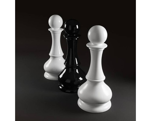 Kerasan Artwork Cтатуэтка декоративная Pedone, напольная, цвет: белый глянцевый. 471201