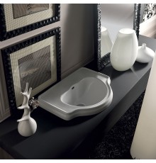 Kerasan Retro Раковина 62х45.5 см, без отв., цвет: белый. 103001*0