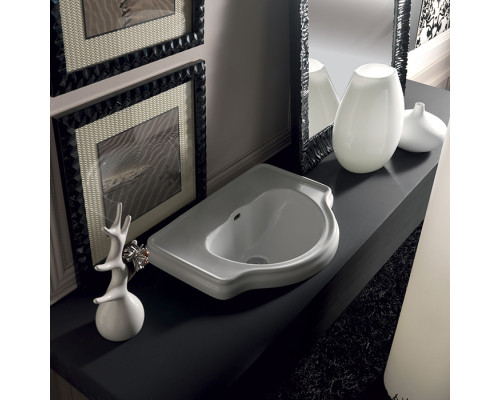 Kerasan Retro Раковина 62х45.5 см, без отв., цвет: белый. 103001*0