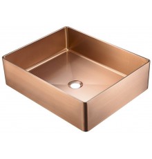 Накладная раковина AltroBagno Accordo 001011 RaSp, матовая медь