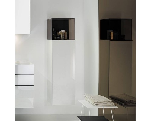 Burgbad Yumo Шкаф подвесной 35x32x128 см, цвет: белый. SFKK035LF3193