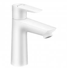Hansgrohe Talis E Смеситель для раковины, на 1 отв., излив 11.2см, h10.4см, цвет: белый матовый nbsp; nbsp;. 71712700