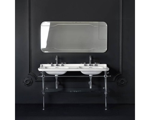 Kerasan Waldorf Консоль 150х55см с раковиной на 3 отв, напольная, цвет: консоли: cromo . 4143K1bi/cr*1, 9195K1cr Kerasan Waldorf Консоль 150х55см с раковиной на 3 отв, напольная, цвет: консоли: cromo . 4143K1bi/cr*1, 9195K1cr