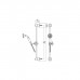 Gattoni PD Душевая стойка 60см с лейкой CLASSIC и шлангом, цвет: бронза. 1039/PDV0