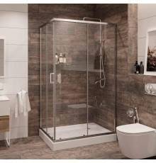 Душевой уголок Niagara Nova NG-6681-08 100x80, профиль хром, стекло прозрачное