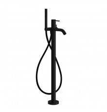 GESSI 316 Смеситель для ванны, напольный, с душевой лейкой, цвет: Black XL. 54028#299
