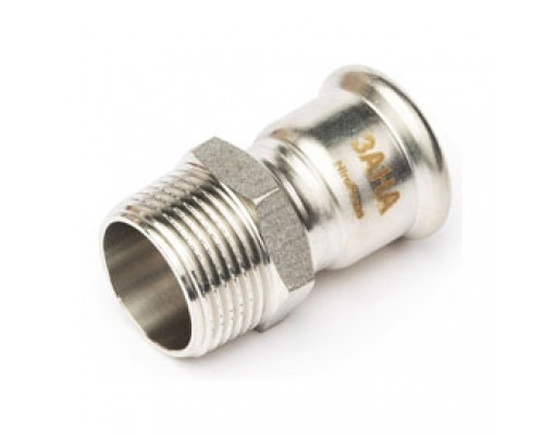NiroPress AISI 304L ниппель переходной ВПр-НР, ?28x3/4