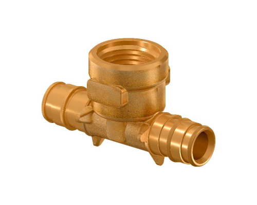 Тройник Uponor QE RP 16-1/2 ВР-16 с внутренней резьбой 1047885 Тройник Uponor QE RP 16-1/2 ВР-16 с внутренней резьбой 1047885