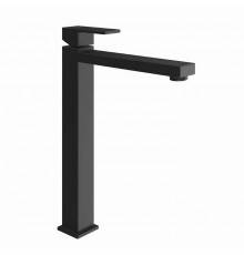 Kerama Marazzi Futura Cмеситель для раковины, на 1 отв., высокий, цвет: черный матовый. 66419KM.01.093