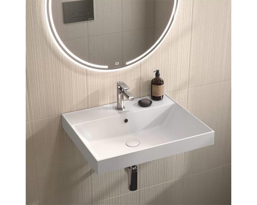 Kerama Marazzi Cubo Раковина 60х48.5х18см., подвесная, мебельная, 1 отв., с переливом, цвет: белый глянцевый. CU.wb.60 Kerama Marazzi Cubo Раковина 60х48.5х18см., подвесная, мебельная, 1 отв., с переливом, цвет: белый глянцевый. CU.wb.60