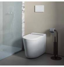 Artceram Hype Унитаз-биде 38х59см., напольный, безободковый, saniglaze, soft-close, с пультом управления, цвет: белый матовый. KHYV002 05 00