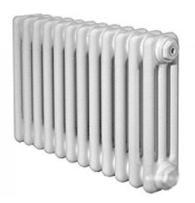 Стальной 2-х трубчатый радиатор Arbonia 2055, 31 секция, высота: 550 мм, длина: 1395 мм, цвет: RAL 9016 (белый), нижнее подключение № 69, размер подключения: 1/2, верхний встроенный термовентиль