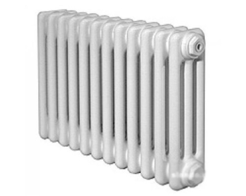 Стальной 2-х трубчатый радиатор Arbonia 2055, 31 секция, высота: 550 мм, длина: 1395 мм, цвет: RAL 9016 (белый), нижнее подключение № 69, размер подключения: 1/2, верхний встроенный термовентиль