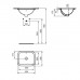 Ideal Standard Connect Раковина 42x35см., встраиваемая снизу, без отв., цвет: белый. E505601