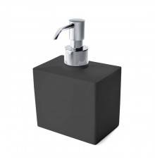 3SC Mood Black Дозатор настольный, композит Solid Surface, цвет: чёрный матовый/хром . MN01DASL