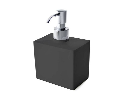 3SC Mood Black Дозатор настольный, композит Solid Surface, цвет: чёрный матовый/хром . MN01DASL 3SC Mood Black Дозатор настольный, композит Solid Surface, цвет: чёрный матовый/хром . MN01DASL