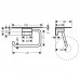 Hansgrohe AddStoris Держатель т/б с полкой, цвет: хром. 41772000