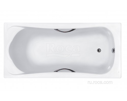 Roca Z.RU93.0.278.2 BeCool Ванна акриловая 1800x800 мм, с отв. для ручек, прямоугольная, белая ZRU9302782
