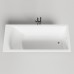 Salini Cascata KIT Встраиваемая ванна 170.6х75.1х60см., донный клапан Click-Clack белый, сифон, ножки, мат-л: S-Sense, цвет: белый глянцевый. 104813G