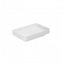 Azzurra Elegance Soft Раковина накладная/полувстраиваемая, 60x40xH14 см, без отв., цвет: Bianco lucido. ELLG060400S0BI/(ESO60 bi)*0