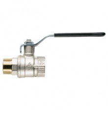 Шаровой кран Rubinetterie Bresciane полнопроходный UNI-SFER 1/2 вн/нар резьба, стальная рукоятка 1511040000
