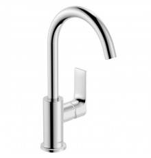 Hansgrohe Rebris E Смеситель для раковины, 1 отв., с поворотным изливом, с донным клапаном, цвет: хром. 72576000
