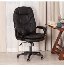 Кресло руководителя TetChair Comfort LT 22, кожзам черный 36-6