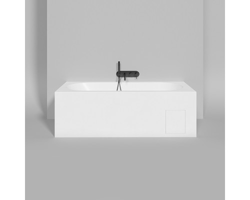 LOFO by Salini Ванна встраиваемая 180х80см, овальная чаша, материал: Solid Surface, цвет: белый матовый. UM12322
