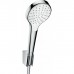 Hansgrohe Croma Select S Ручной душ, с держателем, цвет: хром/белый. 26410400