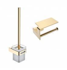 Набор Держатель Boheme Q 10941-MG Matt Gold + Ершик 10954-G