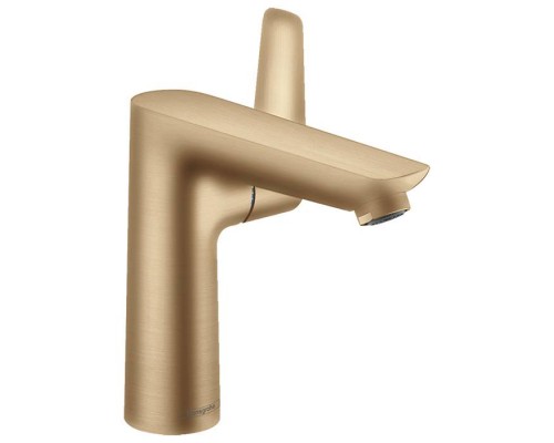 Hansgrohe Talis E Смеситель для раковины, на 1 отв, с донным клапаном, излив: 14.1см, цвет: шлифованная бронза. 71754140 Hansgrohe Talis E Смеситель для раковины, на 1 отв, с донным клапаном, излив: 14.1см, цвет: шлифованная бронза. 71754140